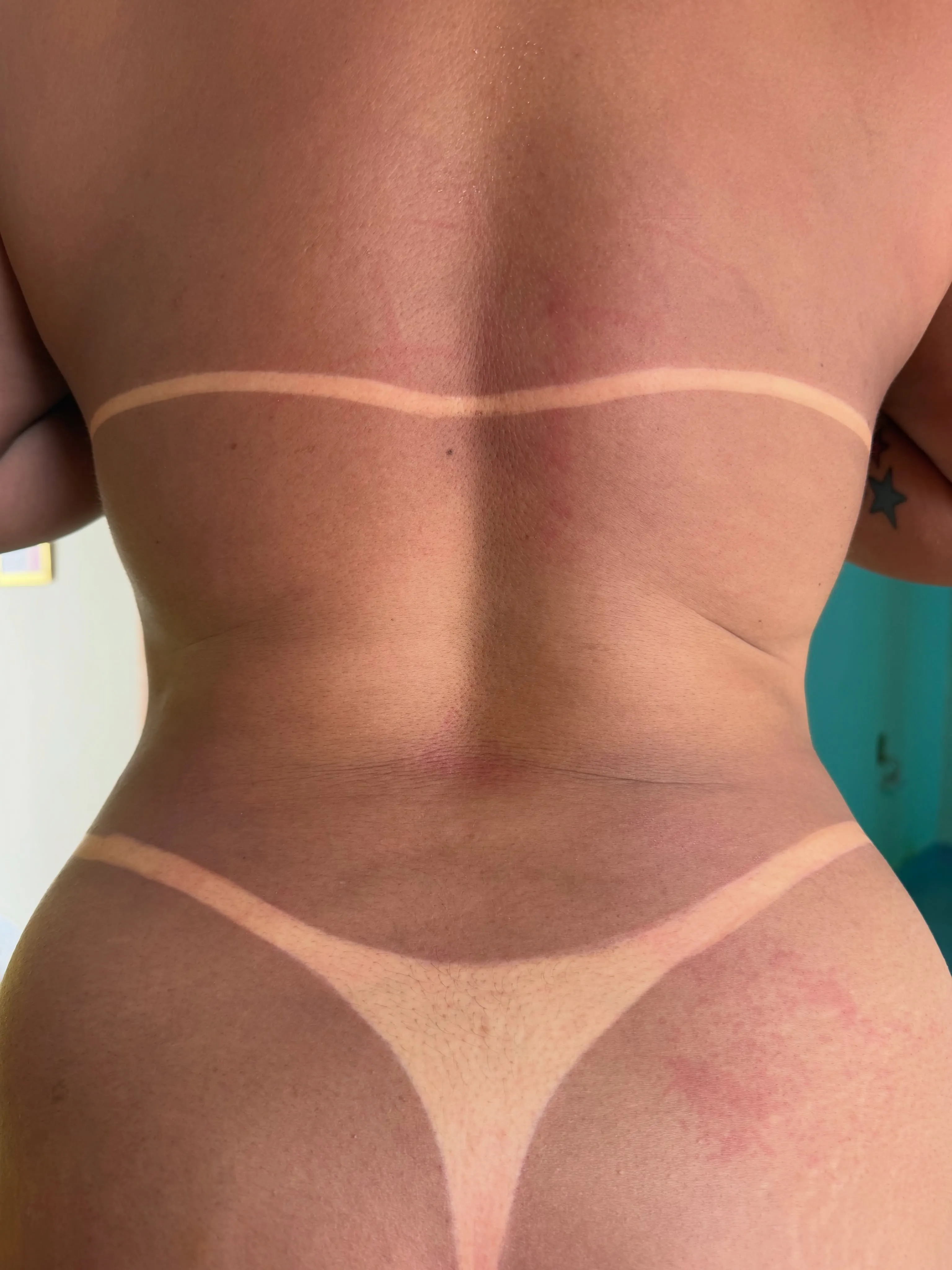 Cliente com bronzeado de sucesso